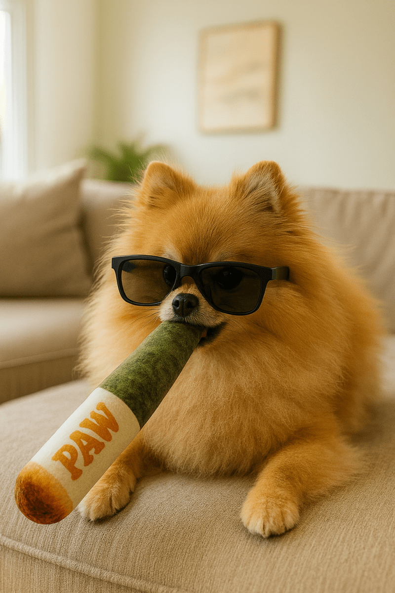 SPLIFFYPUP – Plush Joint Toy for Playful Puppies