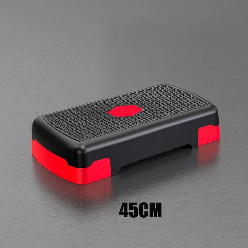 Adjustable Fit Step - Adjustable fitness stepper for versatile home workouts