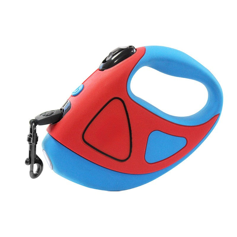 CONTROLLITE Leash – Automatic Dog Leash with LED Light & Ergonomic Anti-Slip Handle