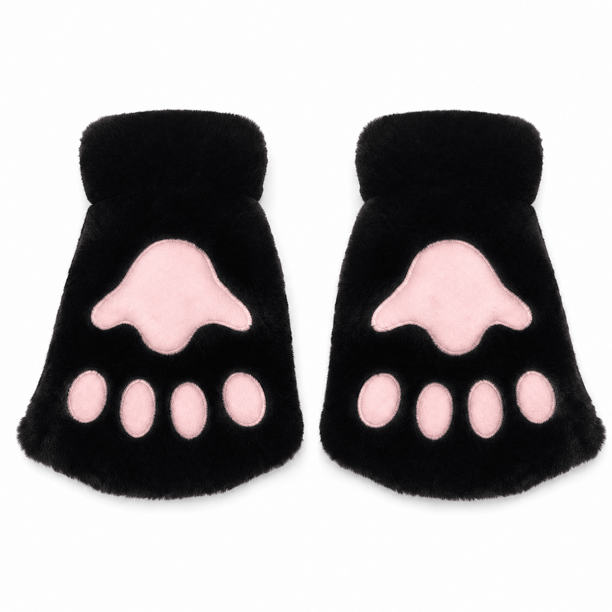 PAWLETTA – Mitaines en peluche à motif de pattes de chat