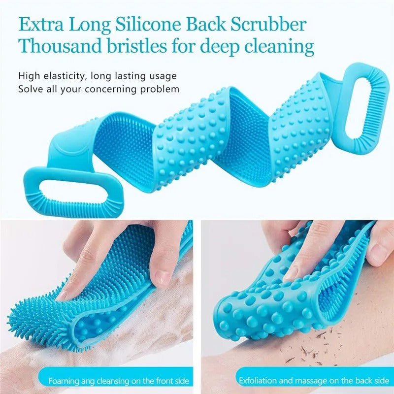 Massage Brush Pro - Scrub per il corpo in silicone per una pelle liscia e luminosa