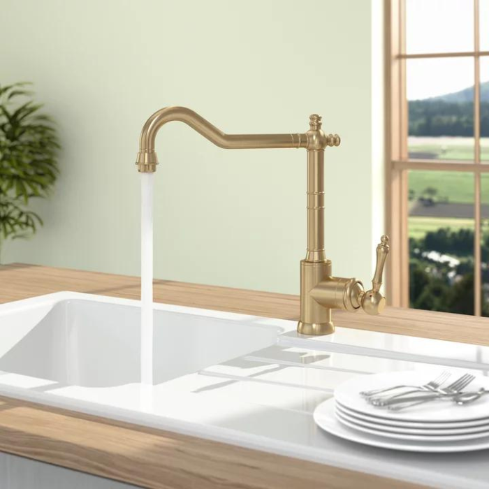 Villeroy & Boch Avia 2.0 Gold Nostalgisch Facuet Goud