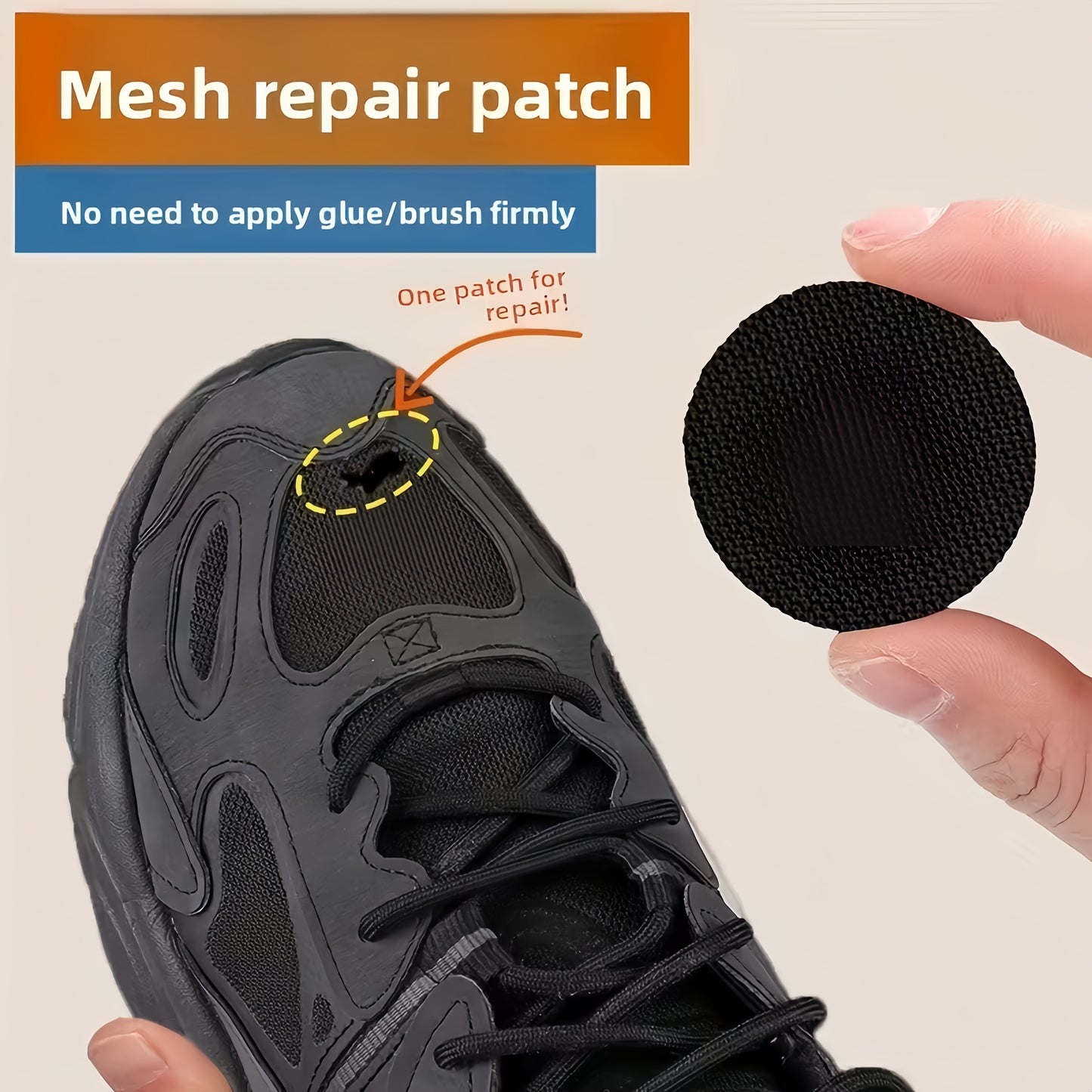 FLEXISHOE – Reparatiepleisters voor schoenoppervlakken en hielen