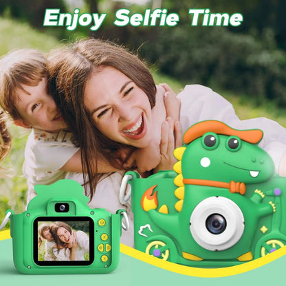 PhotoDino – Cámara de dinosaurio para niños con 1080p HD