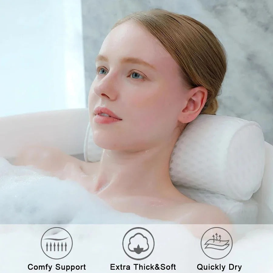 Almohada de baño ErgoRelax – Ergonómica y cómoda para una experiencia de baño lujosa