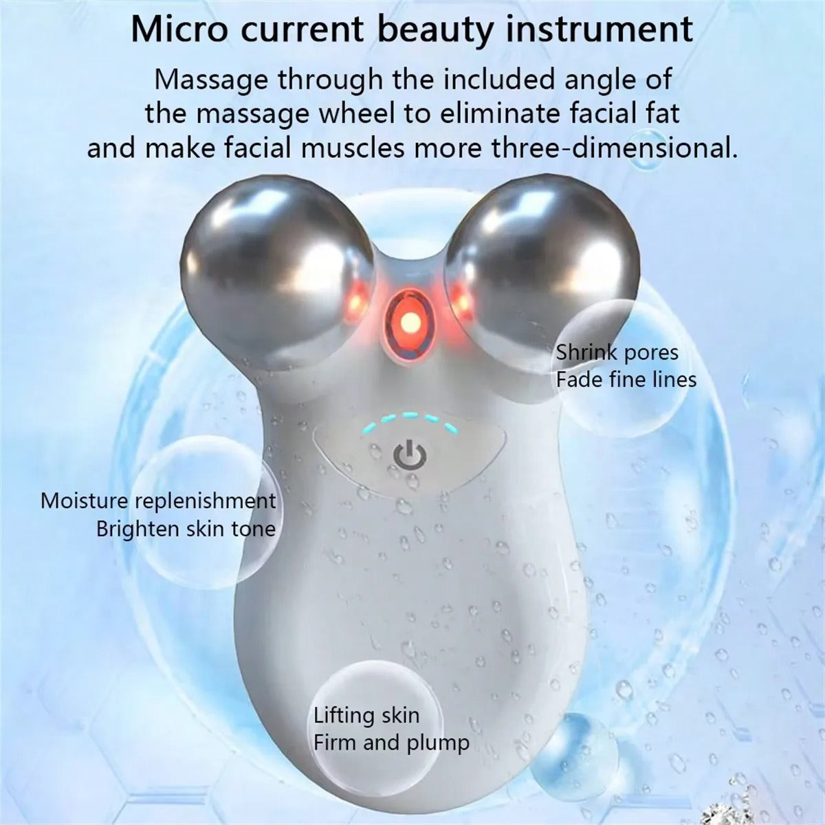 Firmglow – Dispositivo profesional de masaje facial con microcorriente para una piel más firme y suave