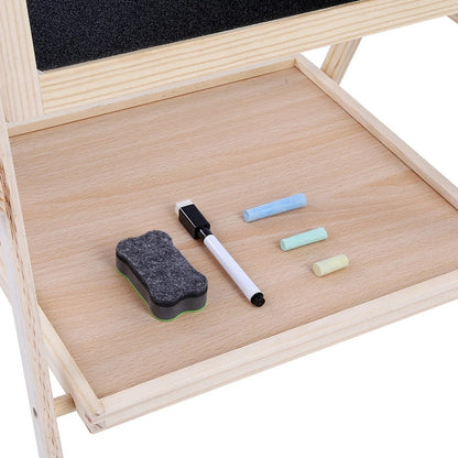 SketchStar Duo – Caballete creativo para niños con pizarra y tablero blanco
