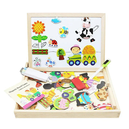  Kreativechalk -Board - Magnetic Two -Side -Kinderbrett-2