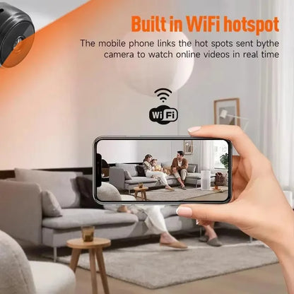 MINICAM 1080P – Kompakte Sicherheitskamera mit Nachtsicht & App-Steuerung