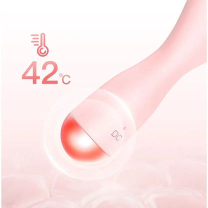 Glowpure – Elektrisch gezichtsreiniger met LED-licht & 42 °C warmtetechnologie | siliconen huidverzorgingsapparaat met klanktrilling