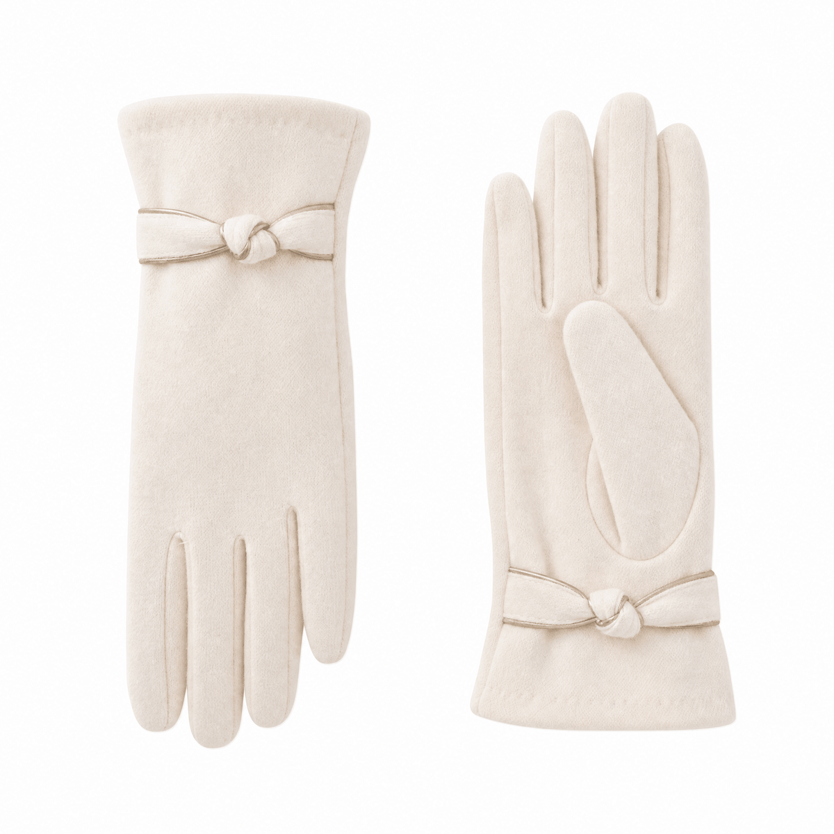BELLAVORA – Gants pour femme avec nœud décoratif