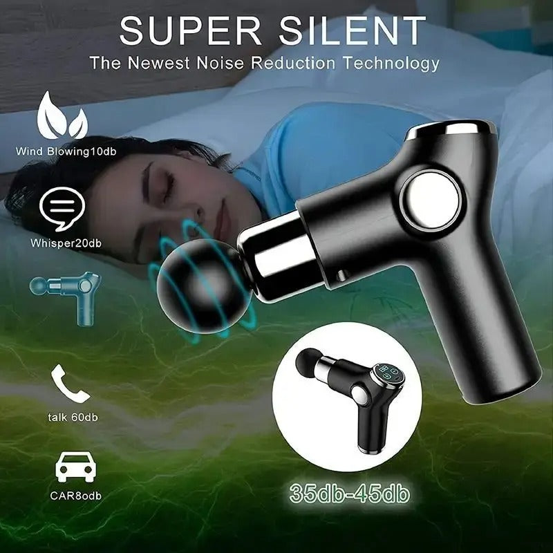 PowerPulse Massagegun - Pistolet de massage portable pour la régénération musculaire