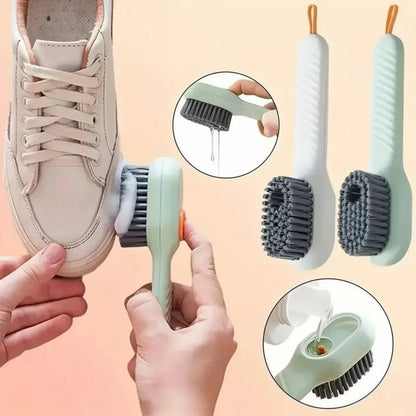 CEPILLO PARA ZAPATOS – Cepillo suave para zapatos con mango antideslizante para una limpieza profunda