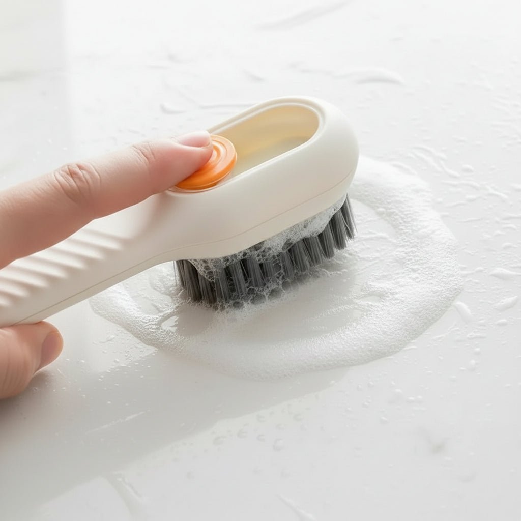 CEPILLO PARA ZAPATOS – Cepillo suave para zapatos con mango antideslizante para una limpieza profunda