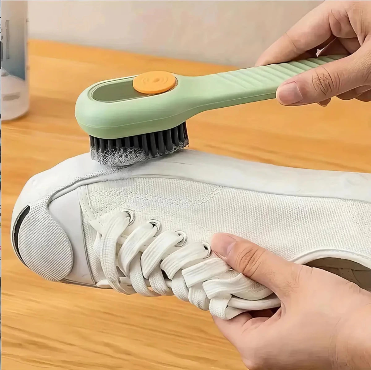 CEPILLO PARA ZAPATOS – Cepillo suave para zapatos con mango antideslizante para una limpieza profunda