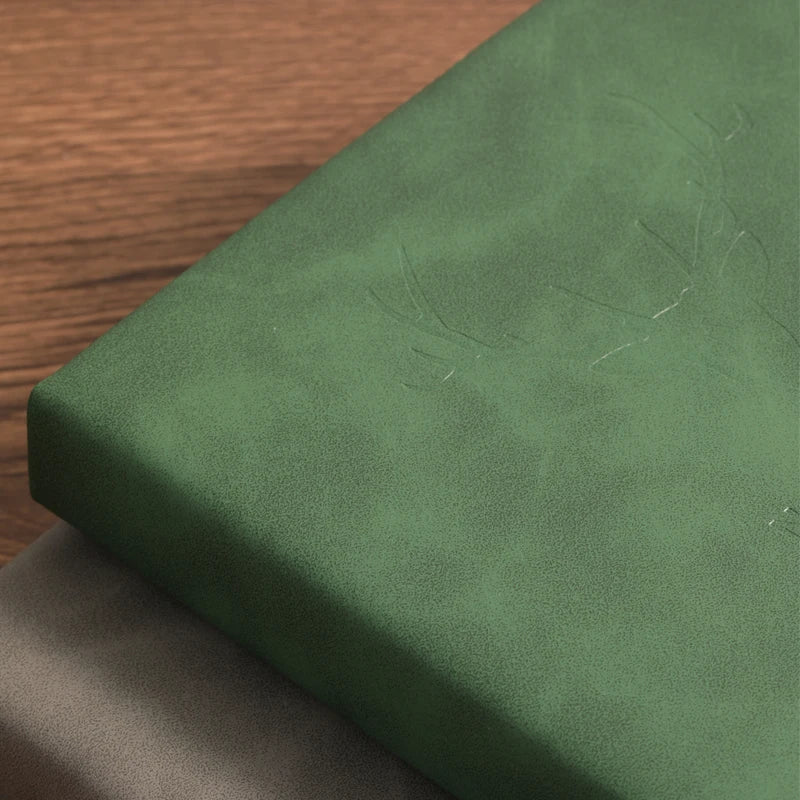 PENVOIR – Carnet de notes en cuir A5 avec 200 pages, couverture personnalisée et marque-page intégré