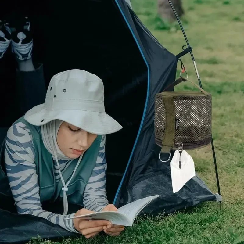 ADVENTROLL – Tragbarer Toilettenpapierhalter für Outdoor-Camping, robust und kompakt 4