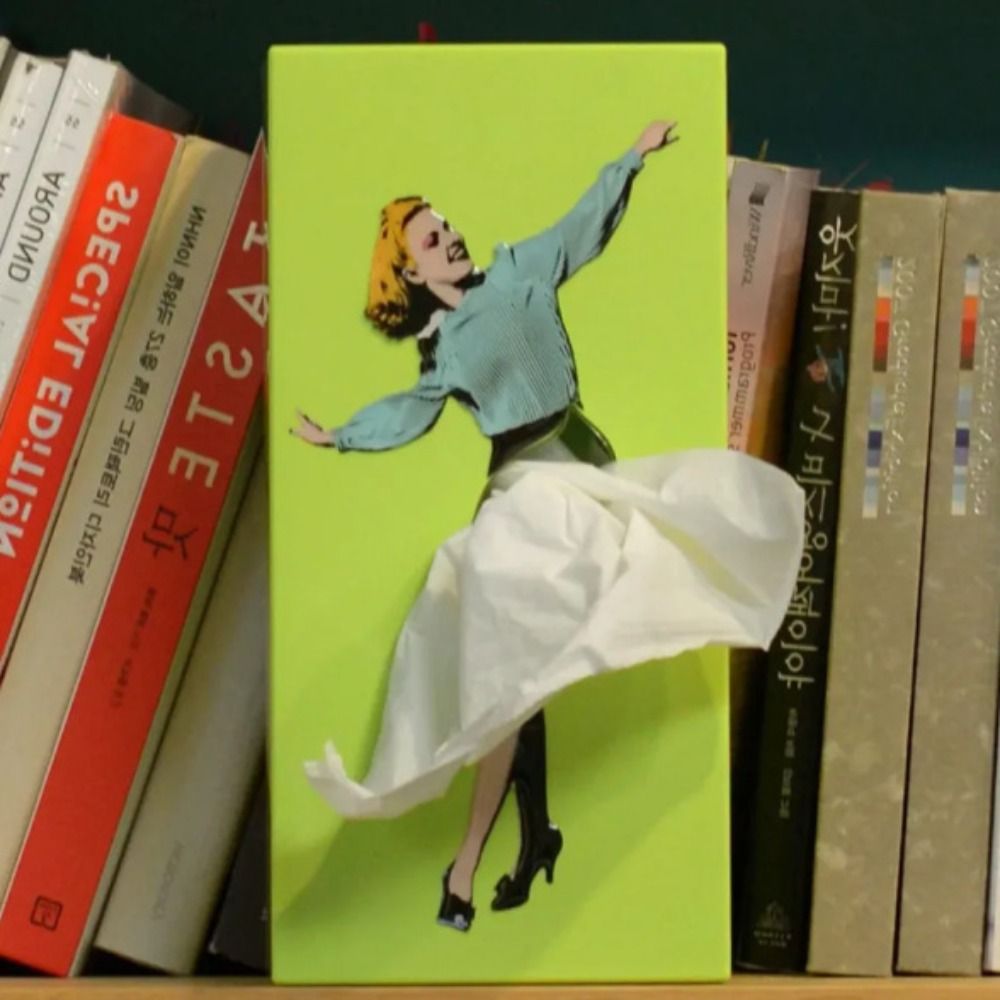 TISSUDANCE – Speelse Rock Taschentuchbox voor Creatieve Woondecoratie