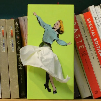 TISSUDANCE – Speelse Rock Taschentuchbox voor Creatieve Woondecoratie