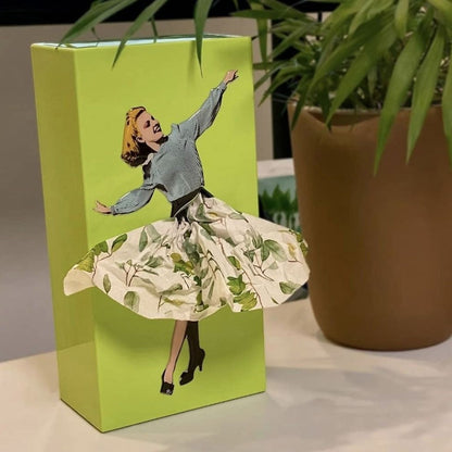 TISSUDANCE – Speelse Rock Taschentuchbox voor Creatieve Woondecoratie