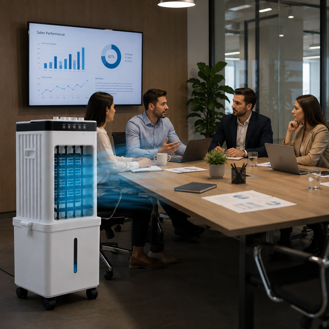 AIRHAVEN – Enfriador de aire 3 en 1 para una refrigeración flexible y cómoda