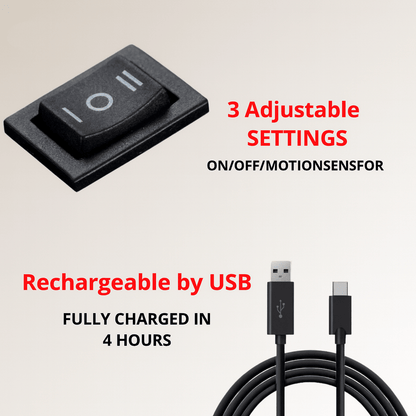 AMBIWALL – Kabellose, wiederaufladbare LED-Wandleuchte mit verstellbarem Lichtkegel 5