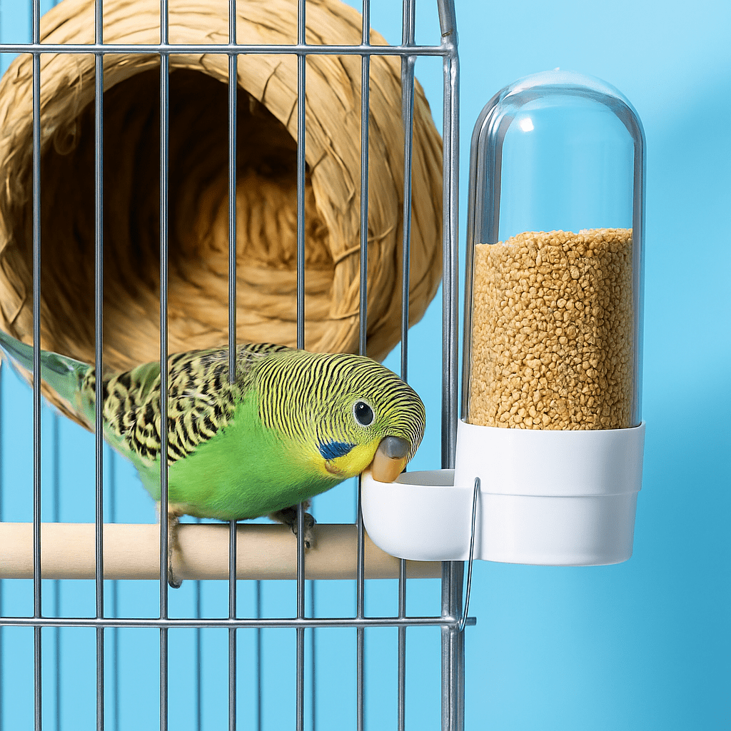 AQUAFEED – Automatischer Vogeltränke- und Futterspender 5