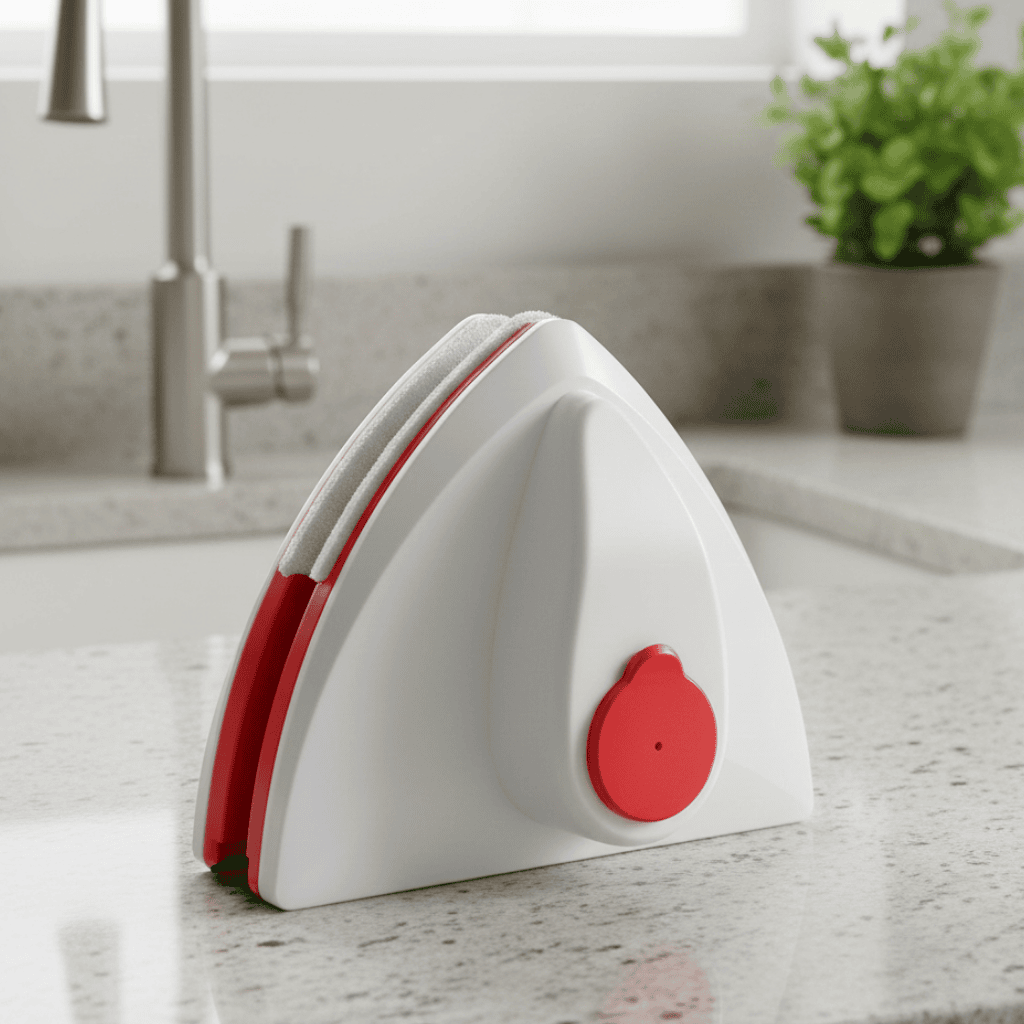 AQUAPANE – Magnetischer, doppelseitiger Glasreiniger mit Wassereinfüllkammer 0