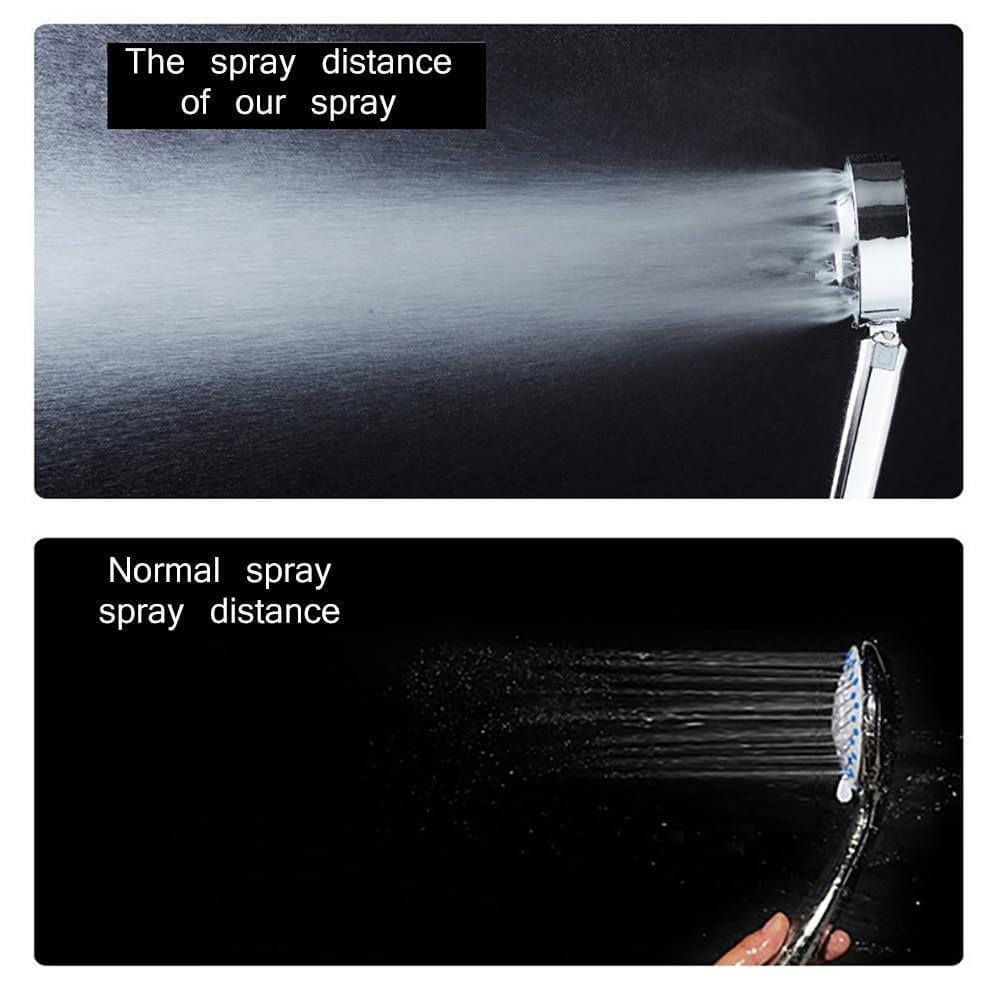 AQUAPULSE – Hochdruck-Doppelseitiger Seifenspender-Duschkopf für gründliche Reinigung 3