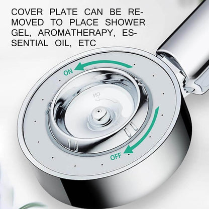 AQUAPULSE – Hochdruck-Doppelseitiger Seifenspender-Duschkopf für gründliche Reinigung 4