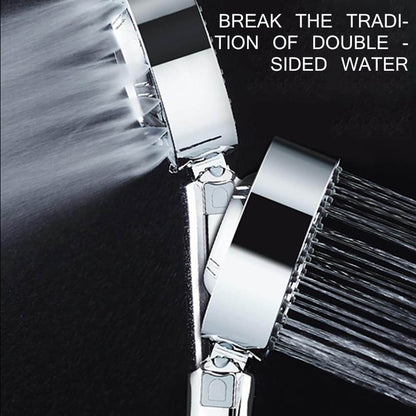 AQUAPULSE – Hochdruck-Doppelseitiger Seifenspender-Duschkopf für gründliche Reinigung 7