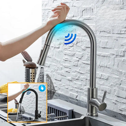 SILQUA – Smart Sensor Kitchen Faucet with Pull-Out Spout