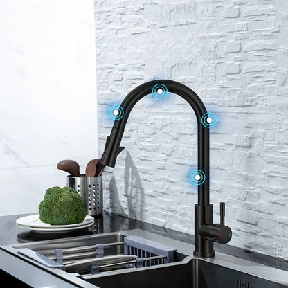 SILQUA – Smart Sensor Kitchen Faucet with Pull-Out Spout