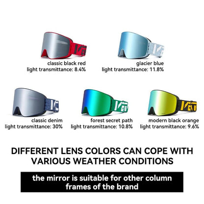 ARCTICSNAP – Doppellagige, magnetische Antibeschlag-Skibrille mit UV400-Schutz 5