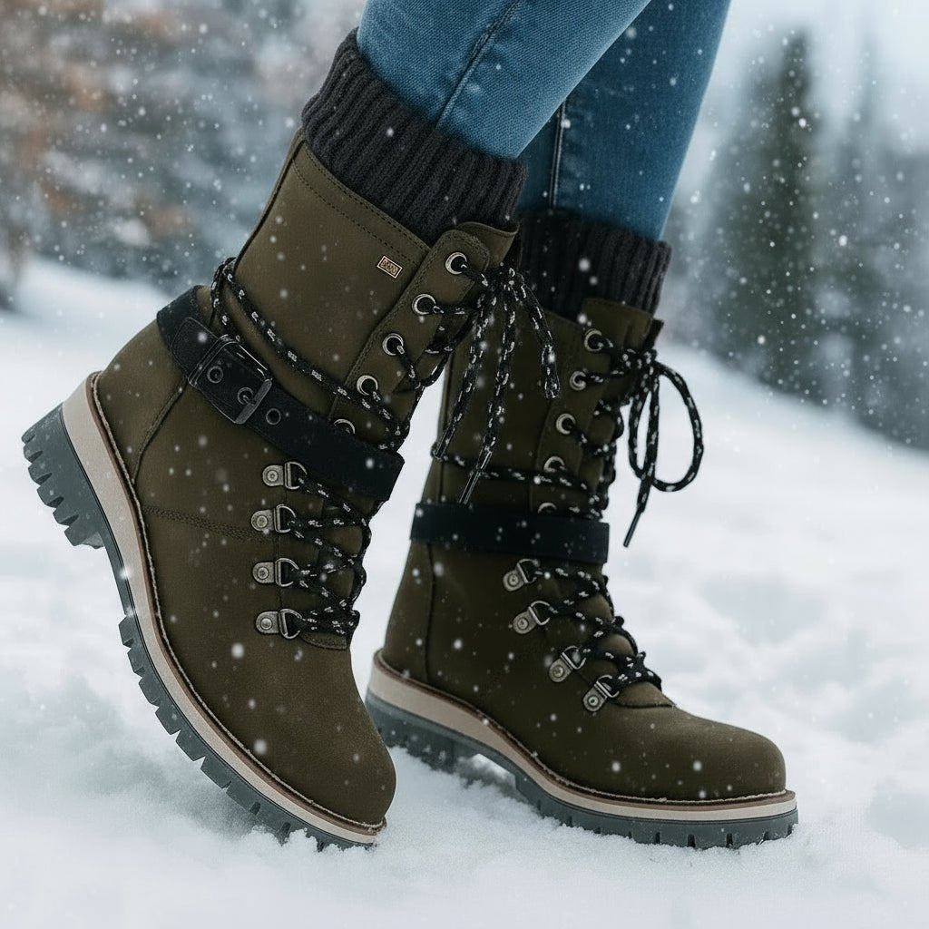 ARCTYON – Orthopädische, wasserdichte Winterstiefel für Damen mit Thermofutter 4