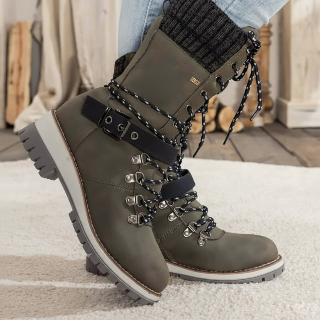 ARCTYON – Orthopädische, wasserdichte Winterstiefel für Damen mit Thermofutter 7