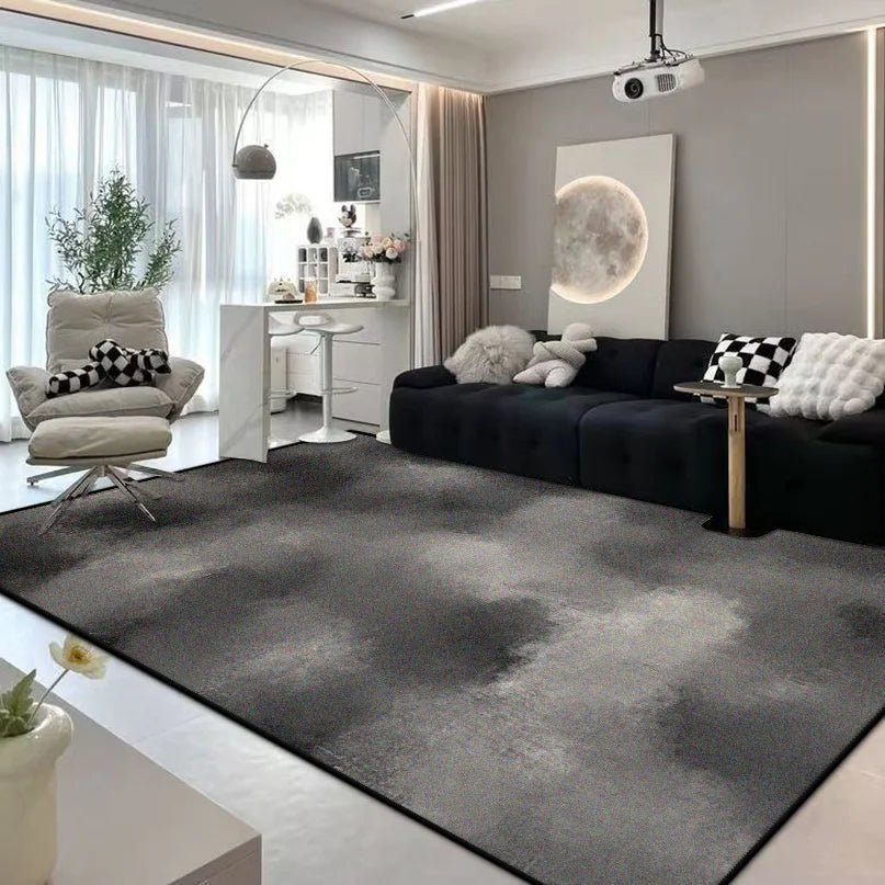 ARTFLAIR – Moderner abstrakter Flanellteppich für stilvollen Wohnkomfort 8