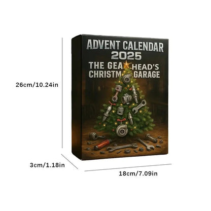 AUTOVENT – Adventskalender 2025 mit 24 Mini-Autoteilen und Werkzeugen für Autoenthusiasten 3