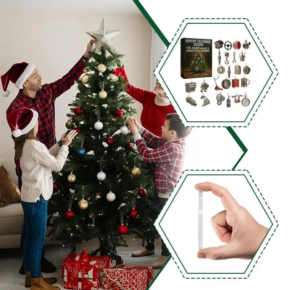 AUTOVENT – Adventskalender 2025 mit 24 Mini-Autoteilen und Werkzeugen für Autoenthusiasten 5