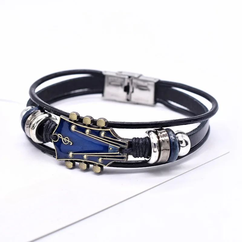 AXECHORD – Gitarren-Lederarmband mit Vintage-inspiriertem Design 9