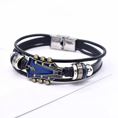 AXECHORD – Gitarren-Lederarmband mit Vintage-inspiriertem Design 9
