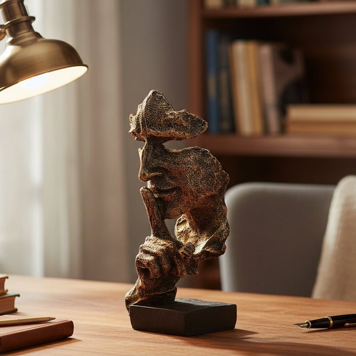AURÉLIA – Abstract Golden Sculpture in Scandinavian Design