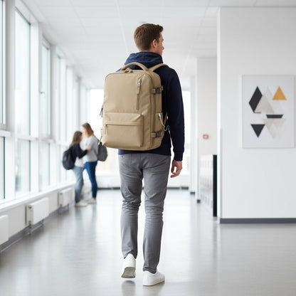 Zaino versatile per la scuola e i viaggi - Zaino per computer portatile con ampio scomparto principale