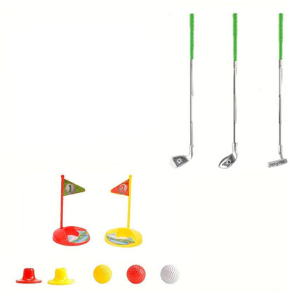 SWINGIQ – Verstellbares Kinder-Golfset mit Teleskopschlägern, 3 Bällen & 2 Zielen für Kinder von 3–8 Jahren