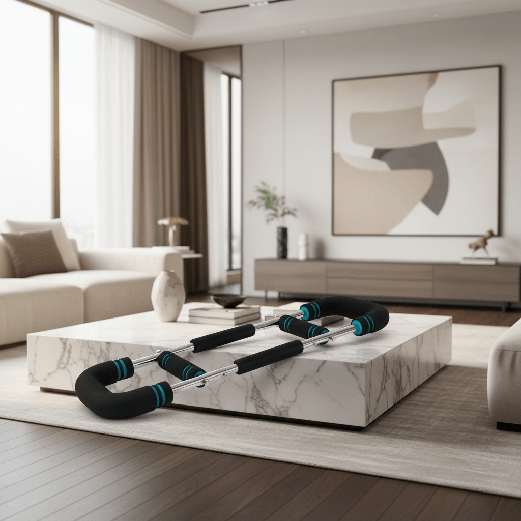 Twisterflex - Barra di allenamento regolabile per l'allenamento muscolare mirato di braccia e torace