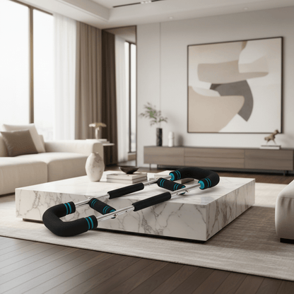 Twisterflex - Barra di allenamento regolabile per l'allenamento muscolare mirato di braccia e torace