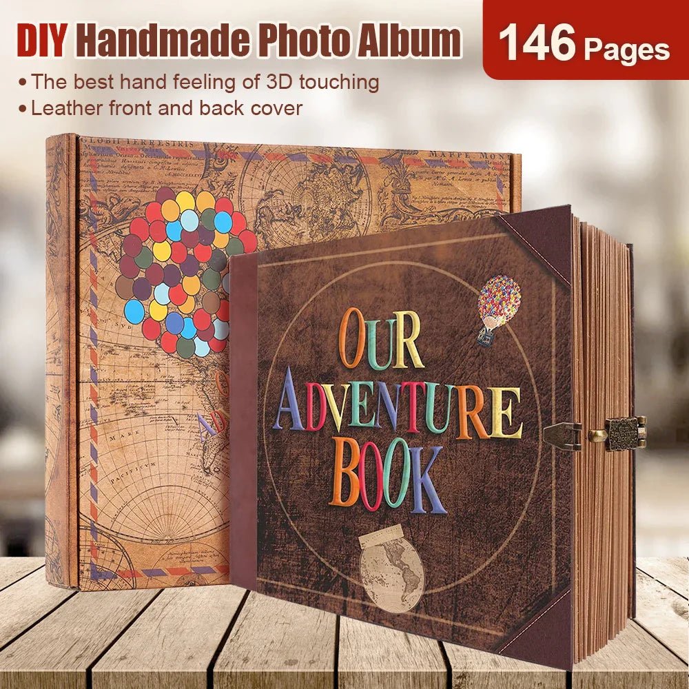 MEMORIA – album photo DIY de scrapbooking de 146 pages pour souvenirs et aventures