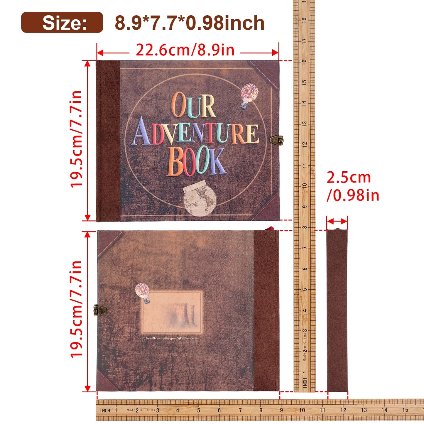 MEMORIA – album photo DIY de scrapbooking de 146 pages pour souvenirs et aventures