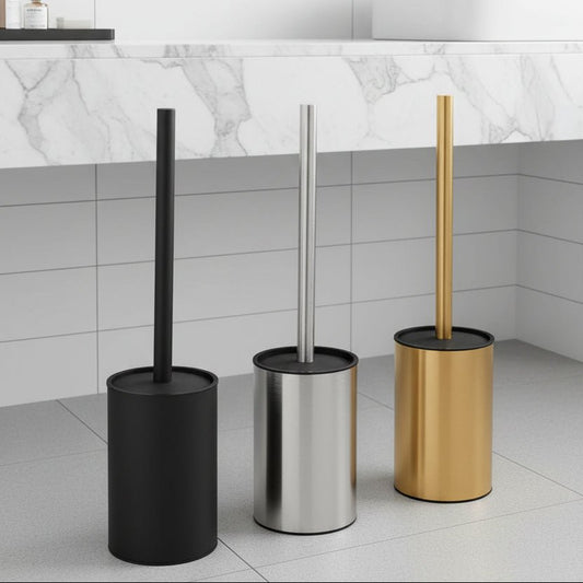AeroClean - Stand-Toilettenbürstengarnitur aus Edelstahl mit Modernem Design 2