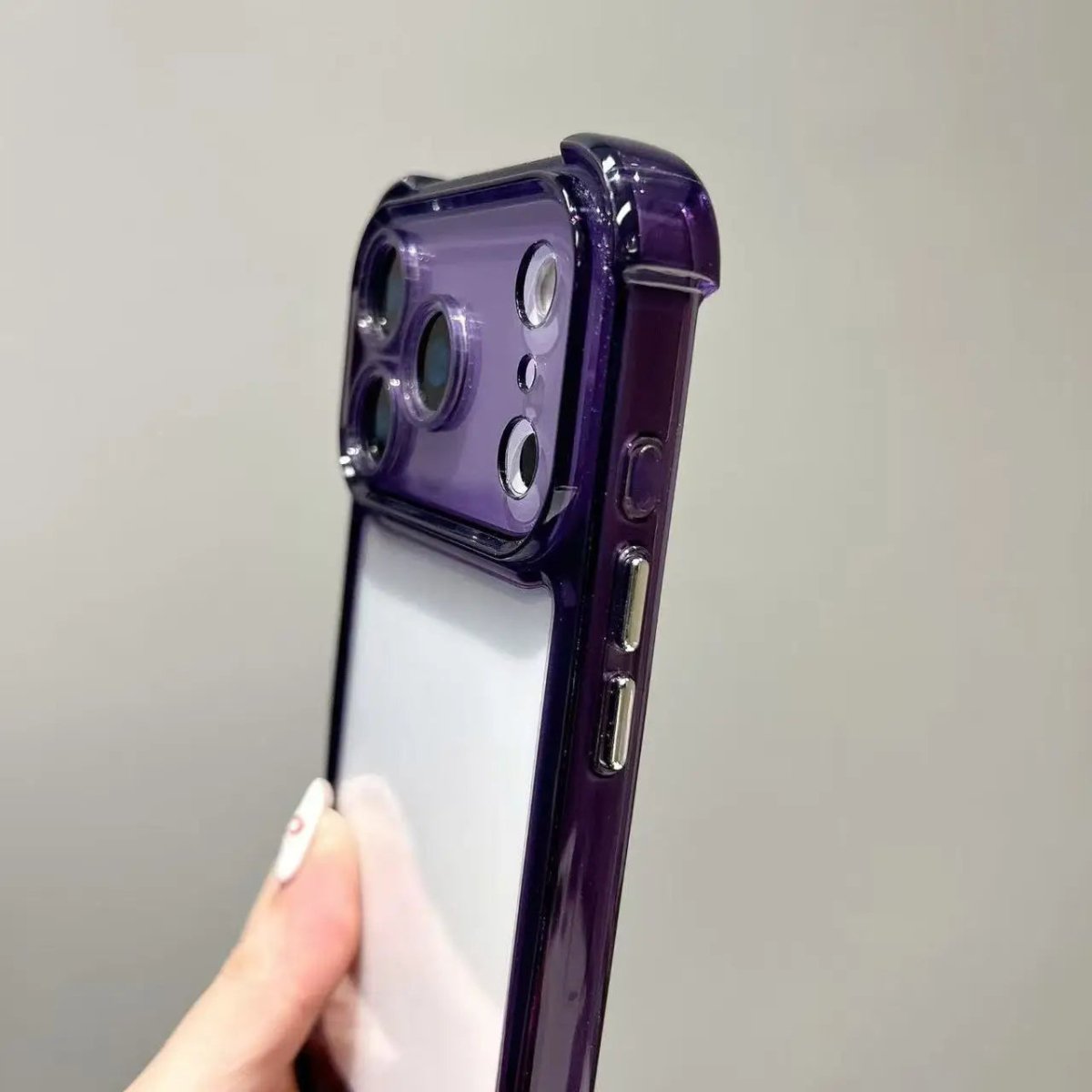 AeroGuard – Stoßfestes transparentes Bumper Case für iPhone 11-17 2